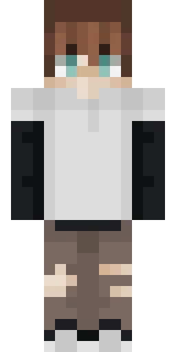 Серый скин Майнкрафт — скачать PNG бесплатно