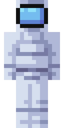 Белый скин Майнкрафт — скачать PNG бесплатно