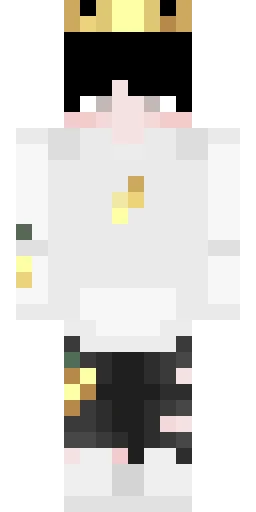 С короной скин Майнкрафт — скачать PNG бесплатно