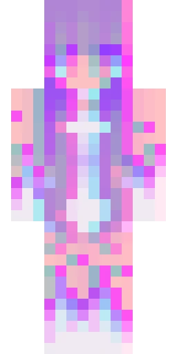 Фиолетовый скин Майнкрафт — скачать PNG бесплатно