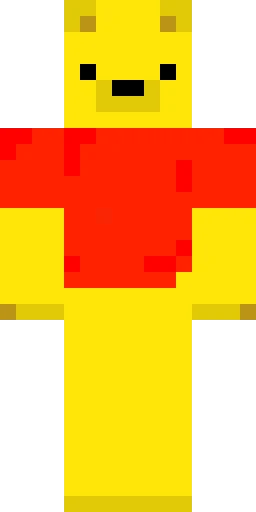 Жёлтый скин Майнкрафт — скачать PNG бесплатно