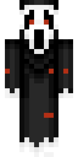 Страшный скин Майнкрафт — скачать PNG бесплатно