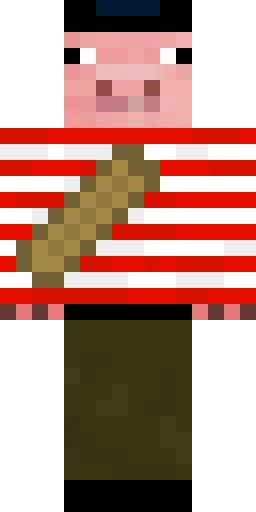 Свинья скин Майнкрафт — скачать PNG бесплатно