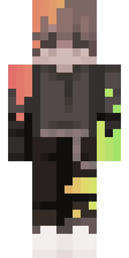 Радужный скин Майнкрафт — скачать PNG бесплатно