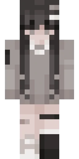 Серый скин Майнкрафт — скачать PNG бесплатно