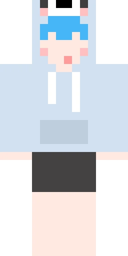 Синий скин Майнкрафт — скачать PNG бесплатно