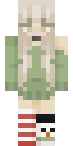 Зелёный скин Майнкрафт — скачать PNG бесплатно