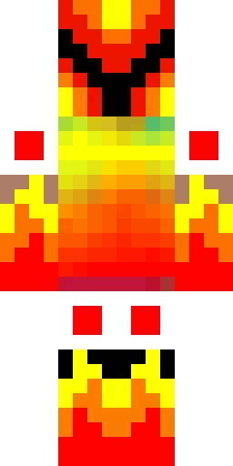 Огонь скин Майнкрафт — скачать PNG бесплатно