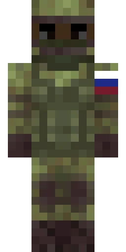 Военный скин Майнкрафт — скачать PNG бесплатно
