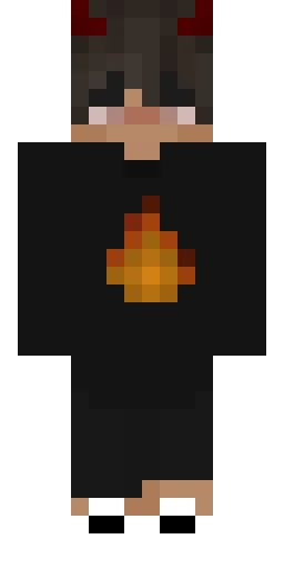 Огонь скин Майнкрафт — скачать PNG бесплатно