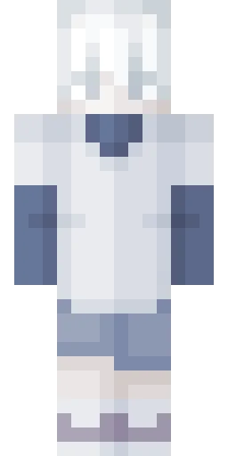 Белый скин Майнкрафт — скачать PNG бесплатно