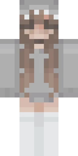 Серый скин Майнкрафт — скачать PNG бесплатно