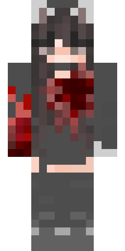Серый скин Майнкрафт — скачать PNG бесплатно