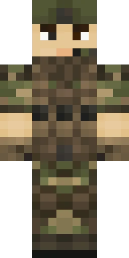 Военный скин Майнкрафт — скачать PNG бесплатно