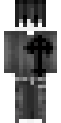 Серый скин Майнкрафт — скачать PNG бесплатно