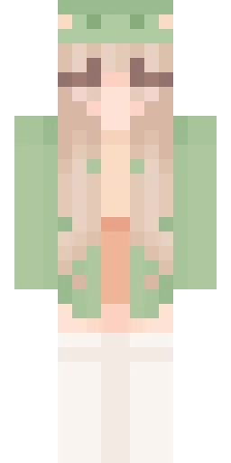 Зелёный скин Майнкрафт — скачать PNG бесплатно
