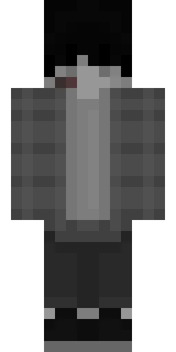 Серый скин Майнкрафт — скачать PNG бесплатно