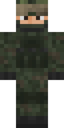Военный скин Майнкрафт — скачать PNG бесплатно