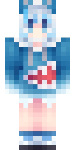 Белый скин Майнкрафт — скачать PNG бесплатно