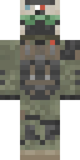 Военный скин Майнкрафт — скачать PNG бесплатно
