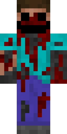 Страшный скин Майнкрафт — скачать PNG бесплатно
