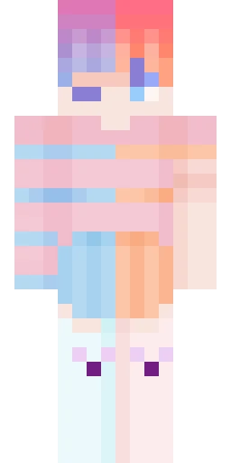 Фембой скин Майнкрафт — скачать PNG бесплатно