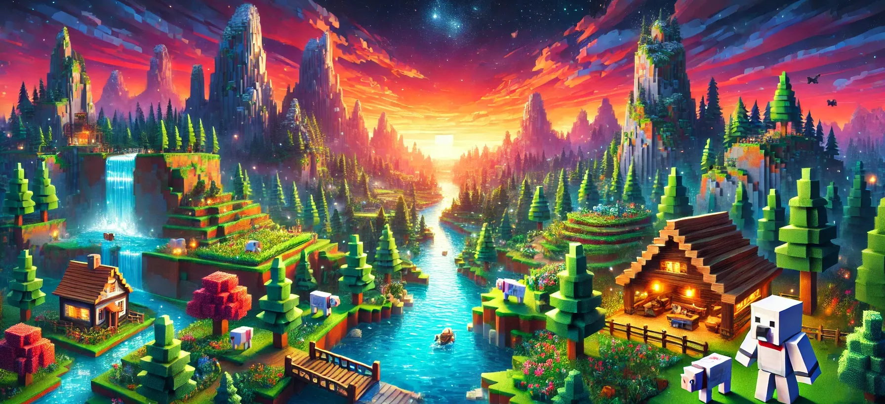 Шапка страницы Мониторинг серверов Minecraft