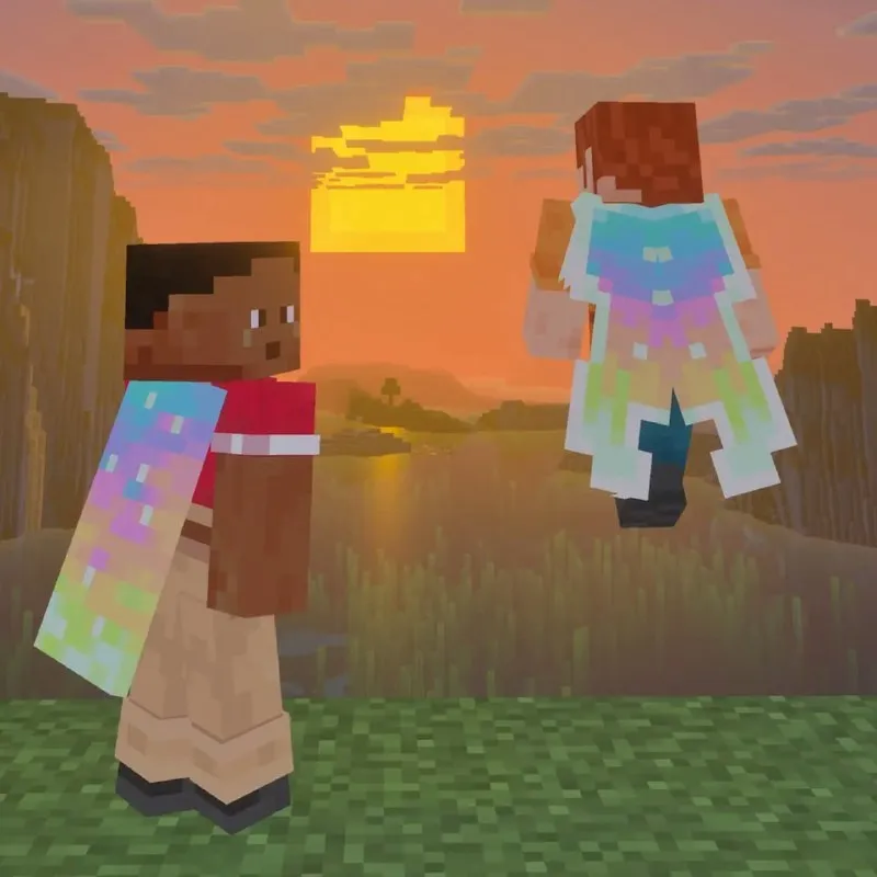 Получение плаща Авроры и выход Minecraft Dungeons II