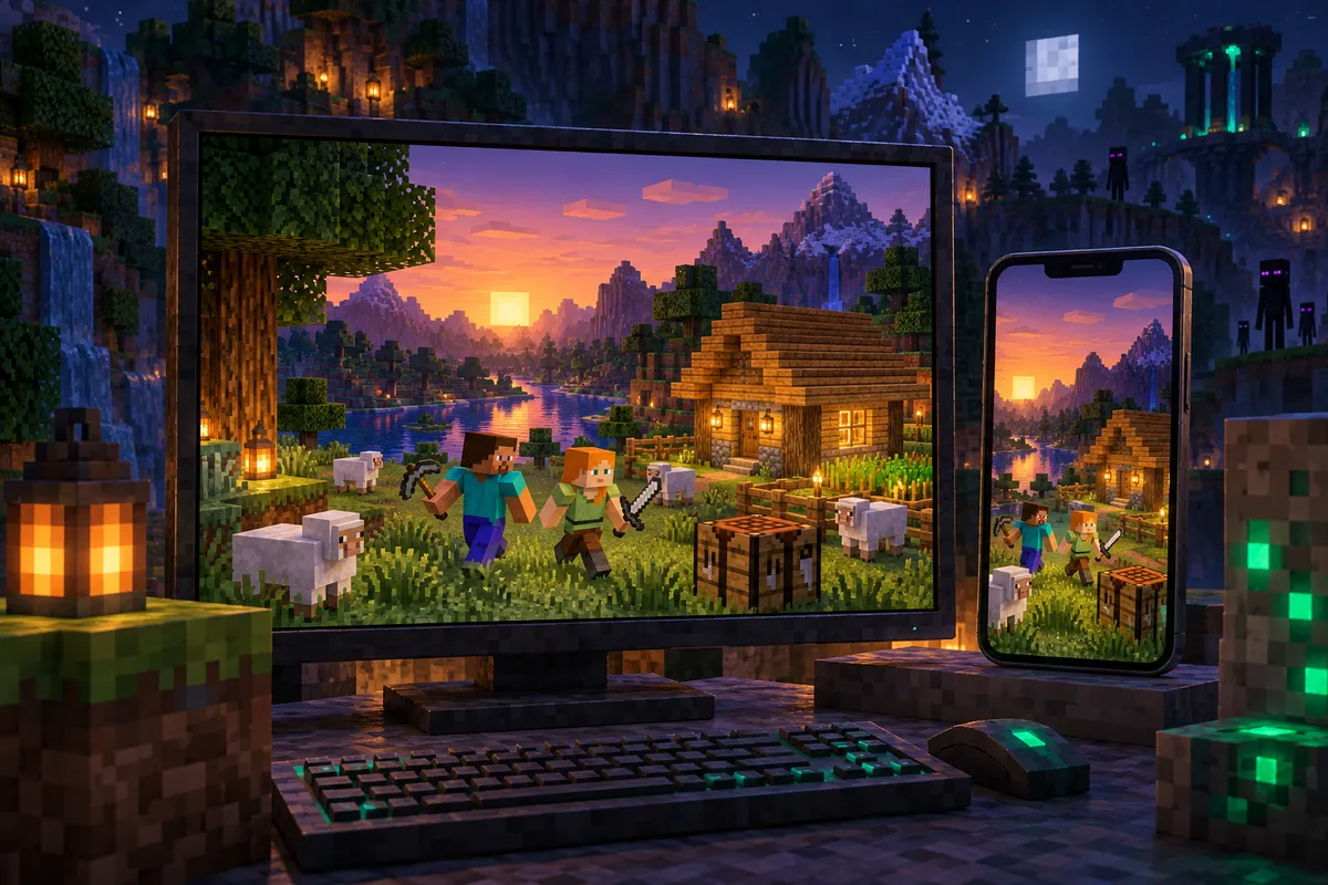 Скачать Майнкрафт Bedrock Edition