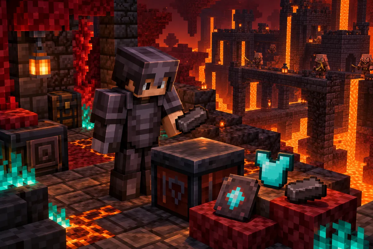Незеритовая броня в Майнкрафте